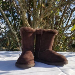 NWT Cherokee Brown Dannie Toddler Girls Boots Size 7